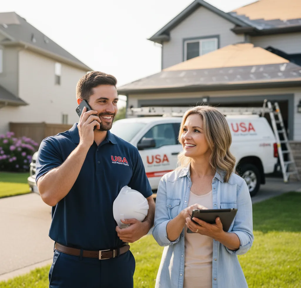 USA Roof Repair Experts customer support in Heppner